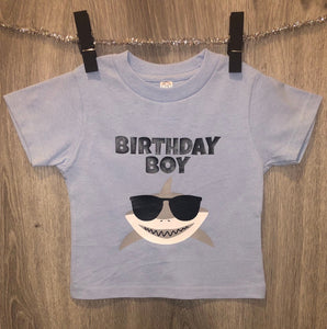 Shark Birthday Boy Shirt