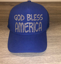 Load image into Gallery viewer, God Bless America Trucker Hat