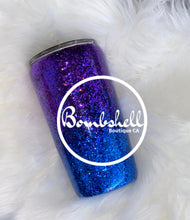 Load image into Gallery viewer, Purple Glitter Tumbler