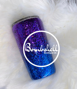 Purple Glitter Tumbler