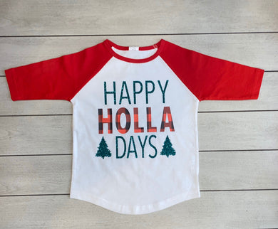 Happy Holla Days Raglan