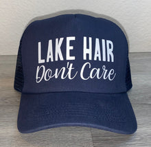 Load image into Gallery viewer, Lake Hair Don&#39;t Care Trucker Hat