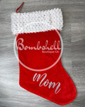 Load image into Gallery viewer, Sequin Cuff Christmas Stocking