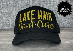 Lake Hair Don't Care Trucker Hat