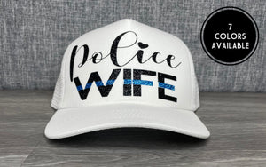 Police Wife Trucker Hat