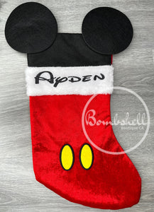 Mickey Mouse Christmas Stocking