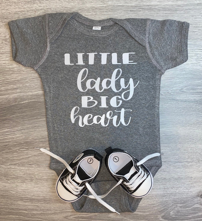 Little Lady Big Heart Bodysuit