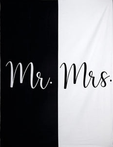 Mr & Mrs Beach Towel