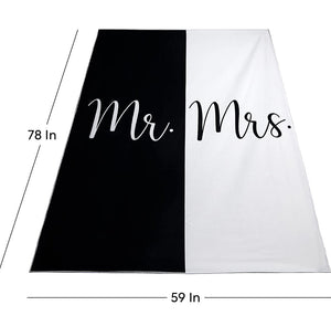 Mr & Mrs Beach Towel