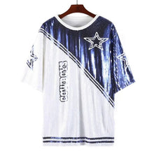 Load image into Gallery viewer, Dallas Cowboys Sparkly Sequin Dress