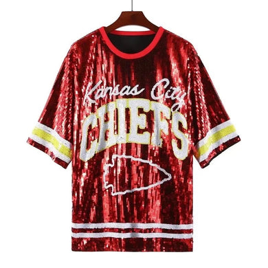 Kansas City Chiefs Sparkly Sequin Dress