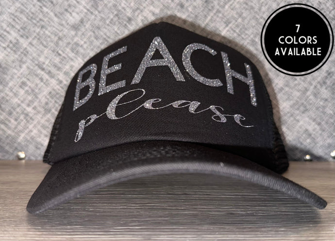 Beach Please Trucker Hat