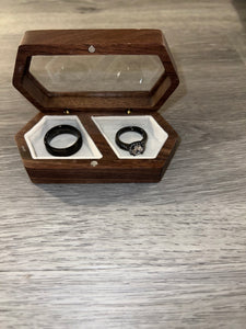 Wood Wedding Ring Box