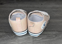 Load image into Gallery viewer, Light Pink Glitter Baby Shoes