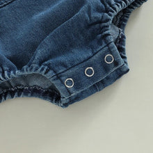 Load image into Gallery viewer, Infant Denim Overalls Button Closure